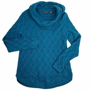 Jeanne Pierre Chunky‎ Knit Cowl Neck Sweater